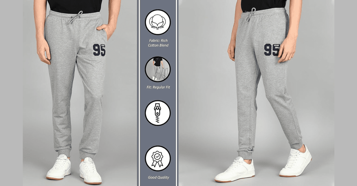 Alan Jones Men's Cotton Blend Joggers