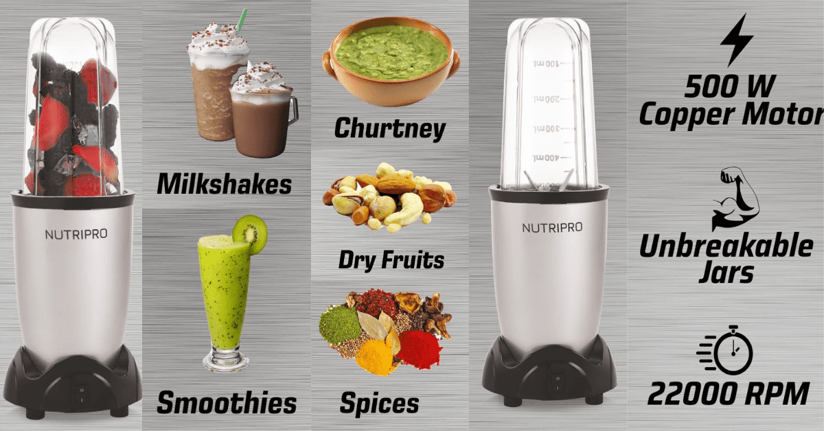NutriPro 500W juicer mixer grinde