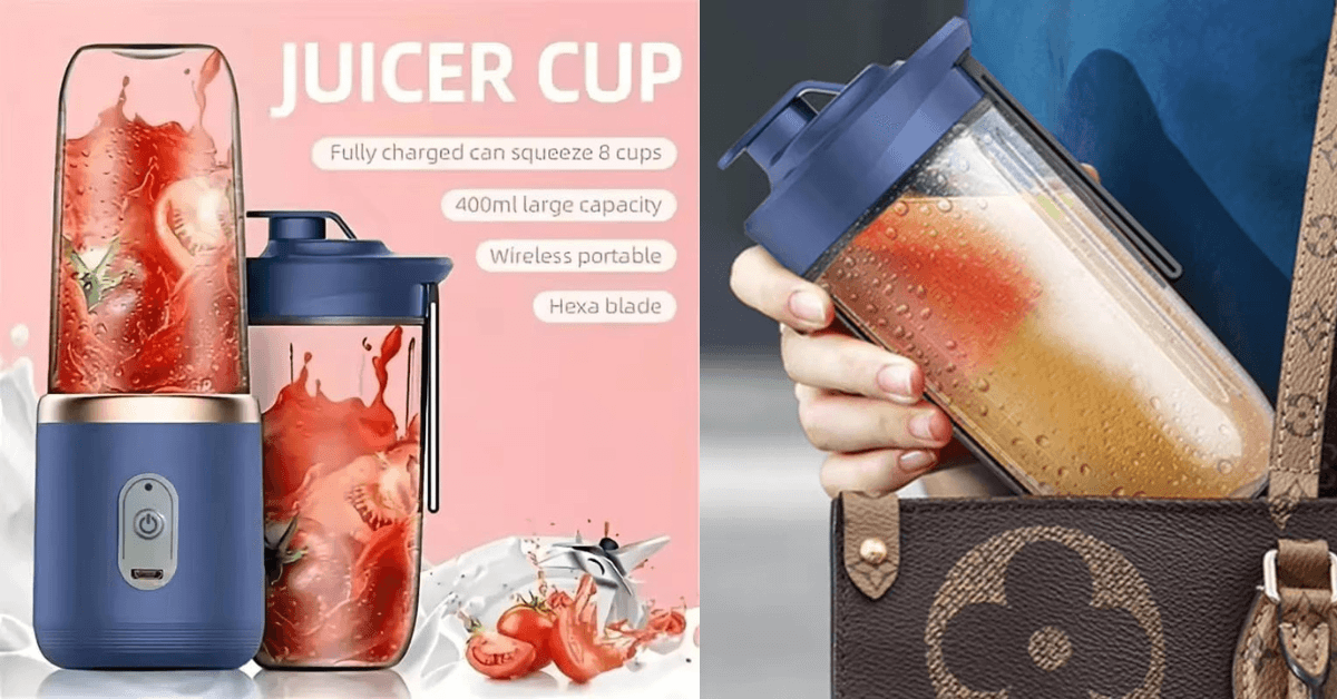 Qlect Portable Blender — USB Rechargeable Mini Juicer