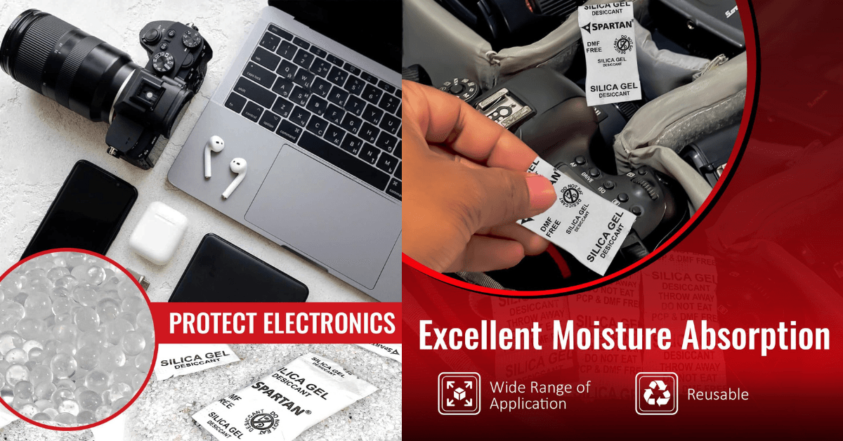 Spartan silica gel packets