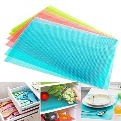 Yellow Weaves 6 Piece PVC Fridge Mats