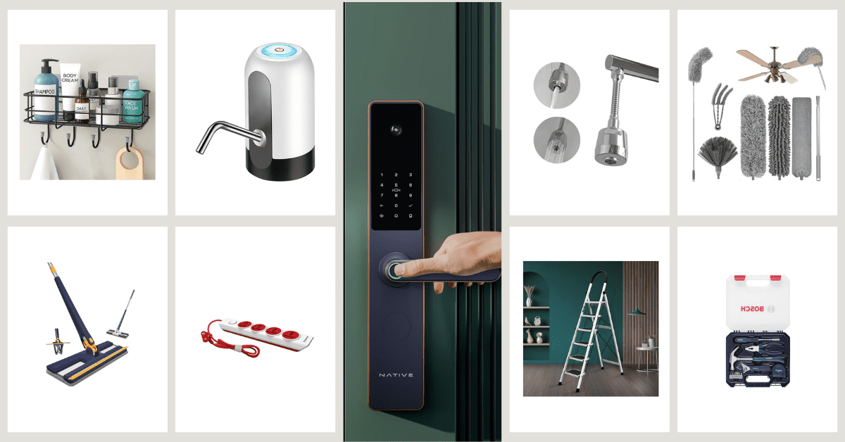 home cleaning and utility essentials